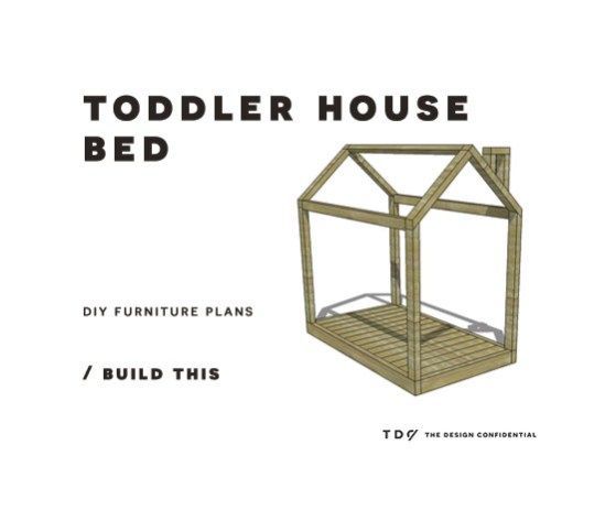 Free DIY Furniture Plans // How to Build a Toddler House Bed - The Design Confidential - Free DIY Furniture Plans // How to Build a Toddler House Bed - The Design Confidential -   18 diy Muebles cuarto ideas