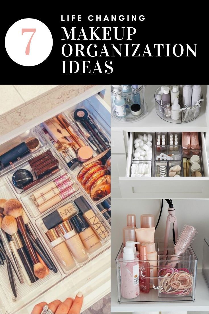 18 diy Organization vanity ideas