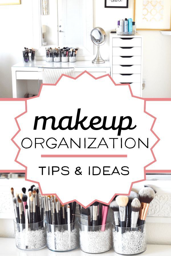 18 diy Organization vanity ideas