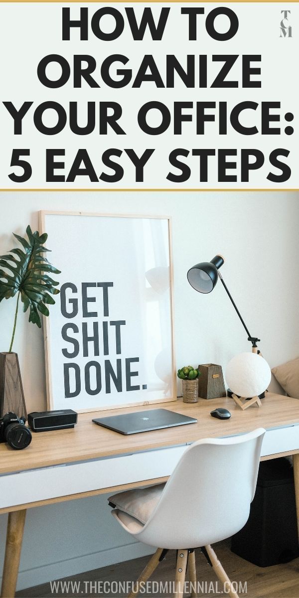 How To Organize Your Office In 5 Easy Steps - How To Organize Your Office In 5 Easy Steps -   18 diy Organization workspaces ideas