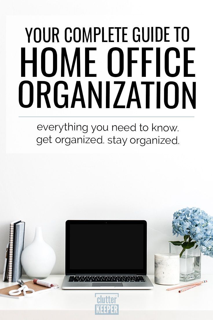 Home Office Organization: Your Complete Guide | Clutter Keeper - Home Office Organization: Your Complete Guide | Clutter Keeper -   18 diy Organization workspaces ideas