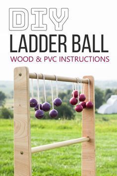 DIY Ladder Ball: How To Make Ladder Golf From Wood OR PVC - DIY Ladder Ball: How To Make Ladder Golf From Wood OR PVC -   18 diy Wood games ideas