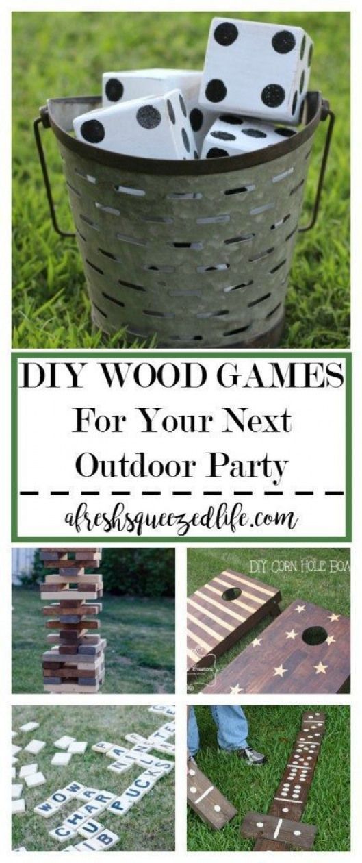 DIY WOOD GAMES - DIY WOOD GAMES -   18 diy Wood games ideas