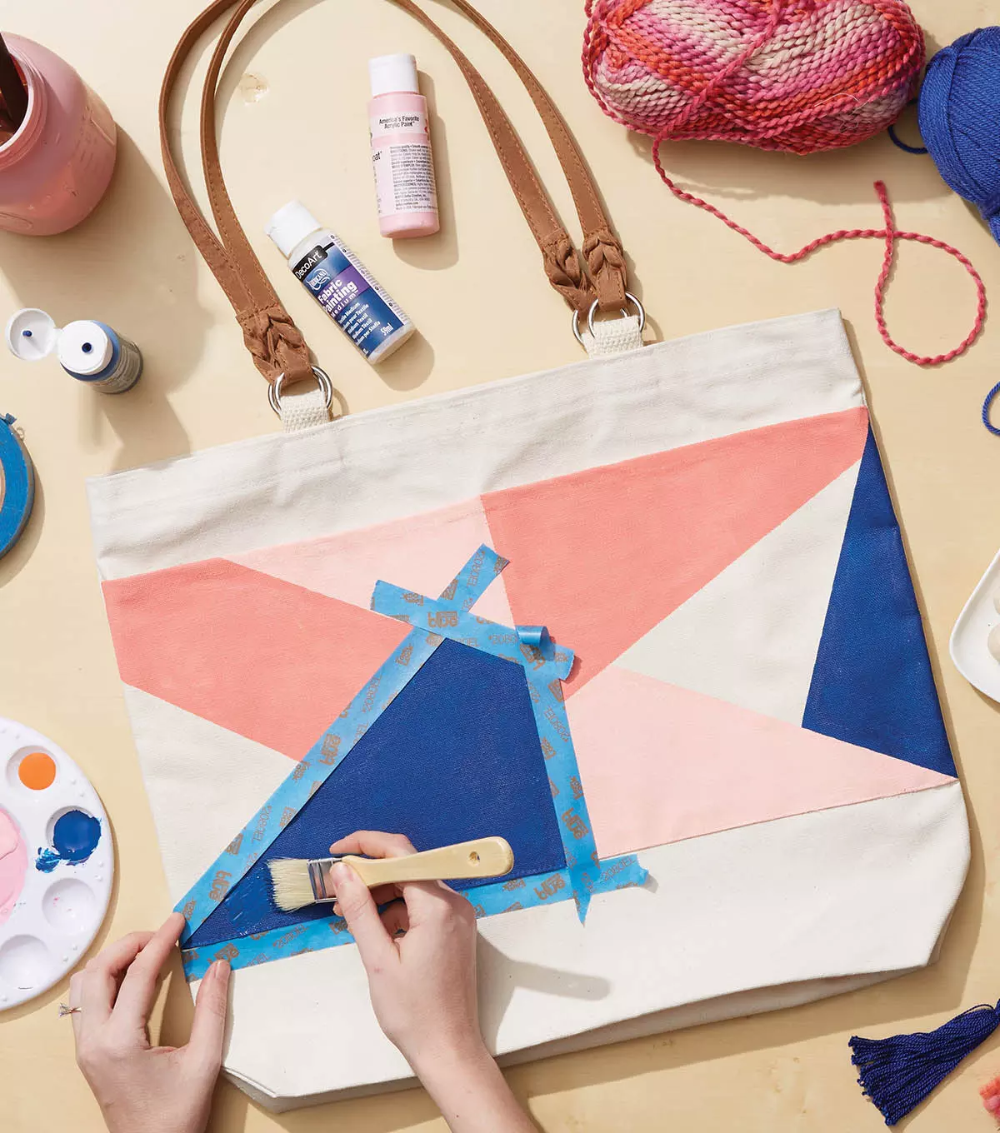 How To Make a Painted Canvas Tote Bag | JOANN - How To Make a Painted Canvas Tote Bag | JOANN -   19 diy Bag canvas ideas