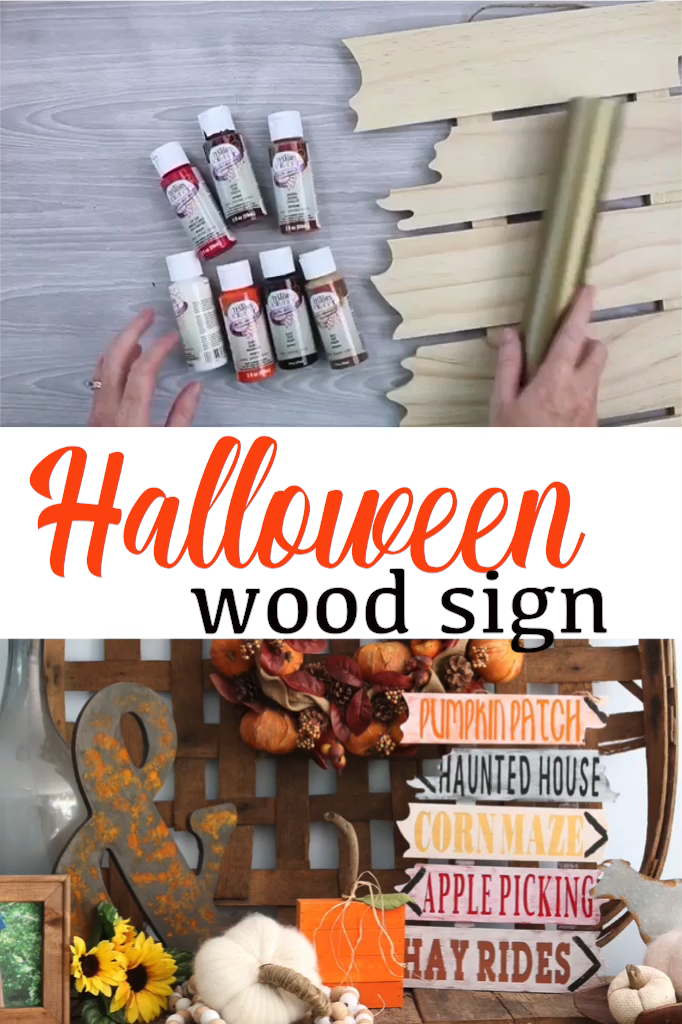 Halloween Wood Sign - Halloween Wood Sign -   19 diy Crafts halloween ideas