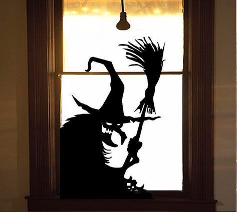 Wicked Witch #11, Wall or Window Decal : Halloween - Wicked Witch #11, Wall or Window Decal : Halloween -   19 diy Crafts halloween ideas