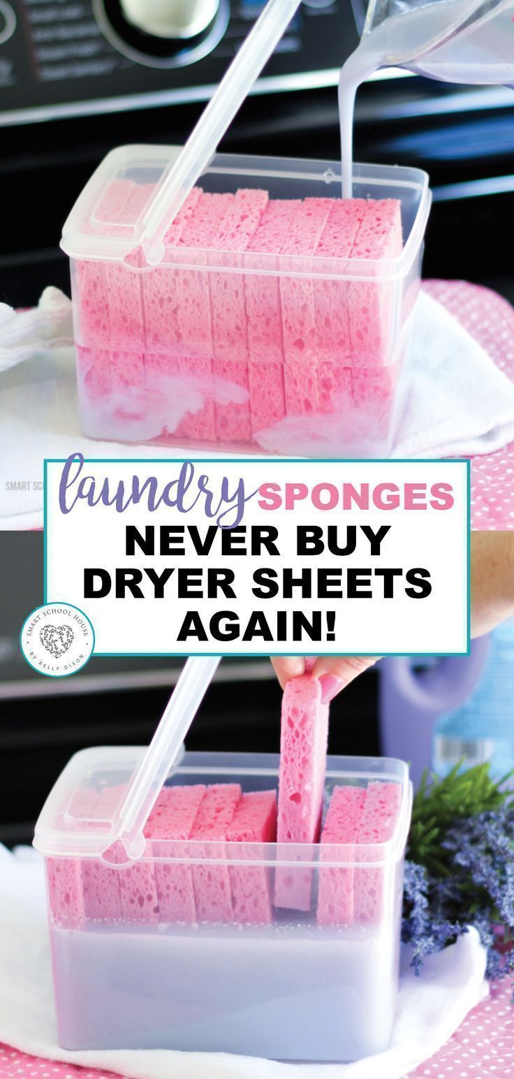 Incredible, Frugal DIY Laundry Sponges - Incredible, Frugal DIY Laundry Sponges -   19 diy Easy useful ideas