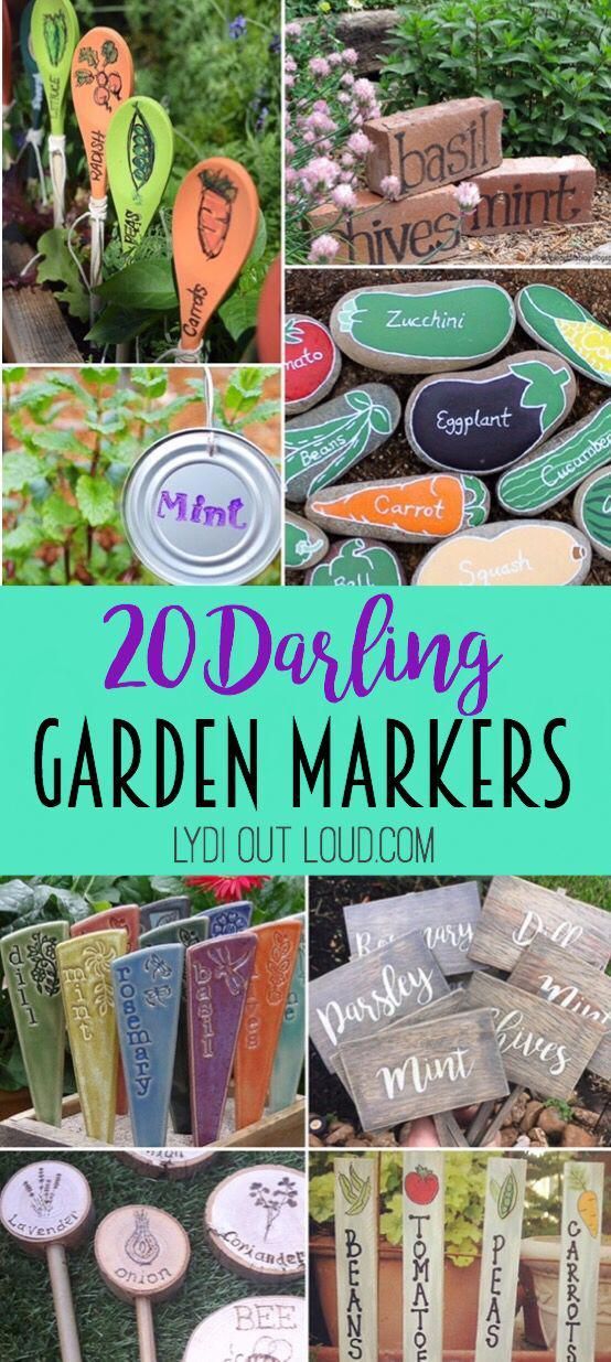 19 diy Garden signs ideas