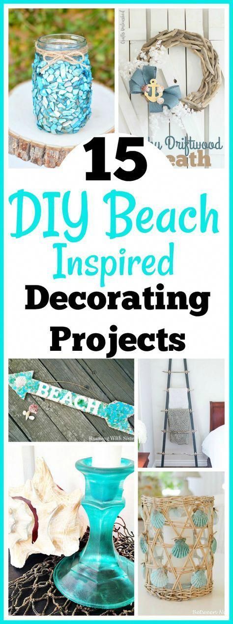 15 DIY Beach Inspired Home Decor Projects - 15 DIY Beach Inspired Home Decor Projects -   19 diy Home Decor beach ideas
