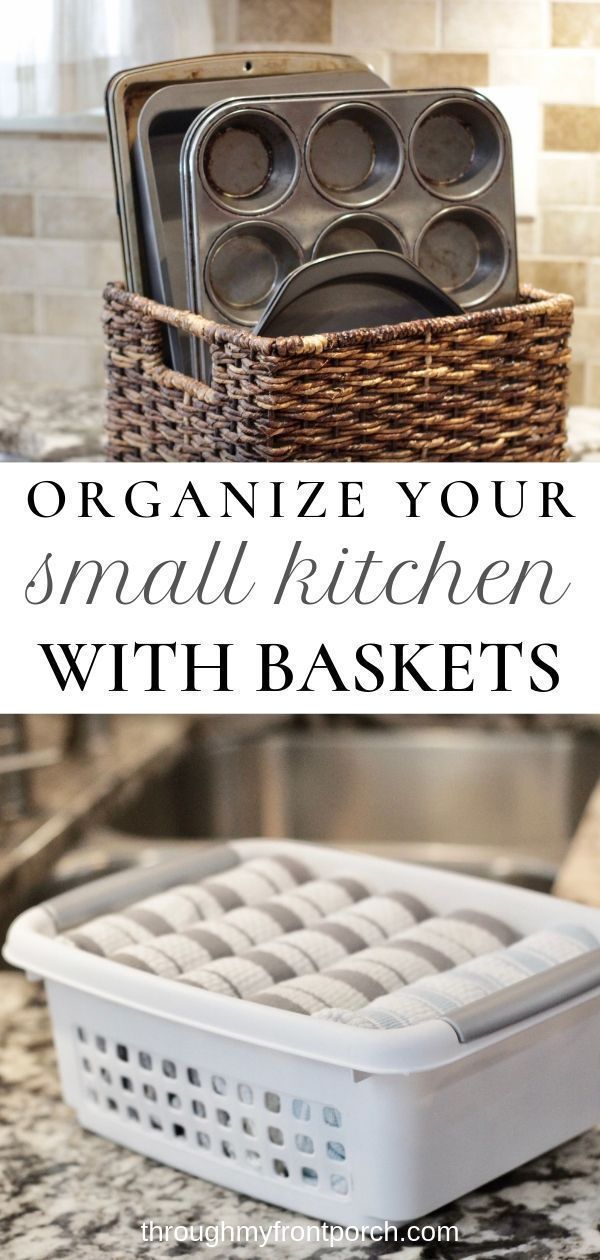 How To Use Baskets To Organize Your Small Kitchen - Through My Front Porch - How To Use Baskets To Organize Your Small Kitchen - Through My Front Porch -   19 diy Kitchen ideas