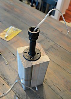 How to Make Your Own Lamp — Decor and the Dog - How to Make Your Own Lamp — Decor and the Dog -   19 diy Lamp wood ideas