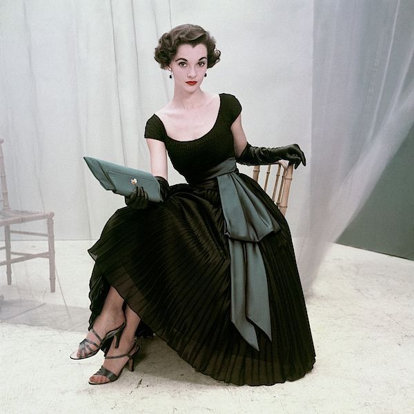 Model In A Black Pleated Skirt by Frances McLaughlin-Gill - Model In A Black Pleated Skirt by Frances McLaughlin-Gill -   19 style Vintage 1950s ideas