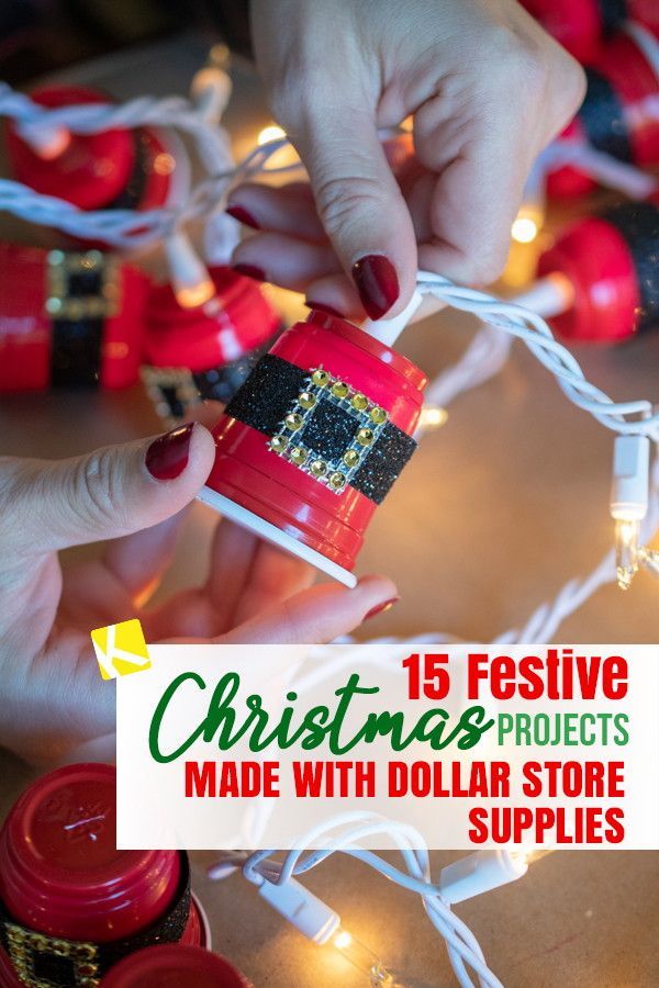 15 Dollar Store Christmas DIY Projects Anyone Can Do - 15 Dollar Store Christmas DIY Projects Anyone Can Do -   20 diy Christmas Decorations for office ideas