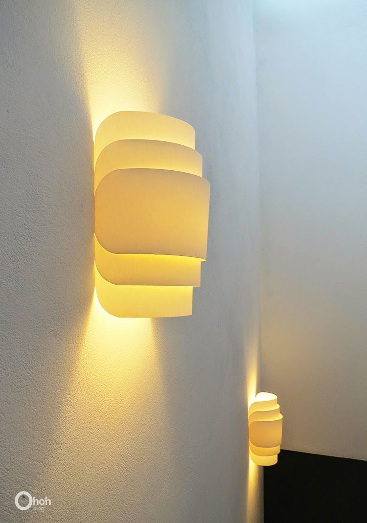 DIY Paper wall lamp - Ohoh deco - DIY Paper wall lamp - Ohoh deco -   diy Lamp wall