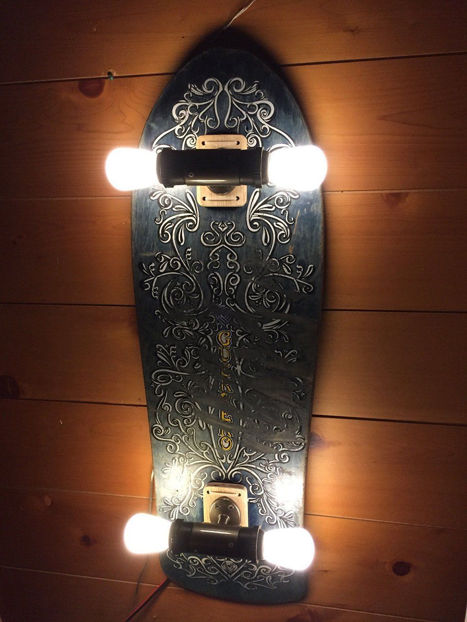 Skateboard Wall Lights - Skateboard Wall Lights -   20 diy Lamp wall ideas