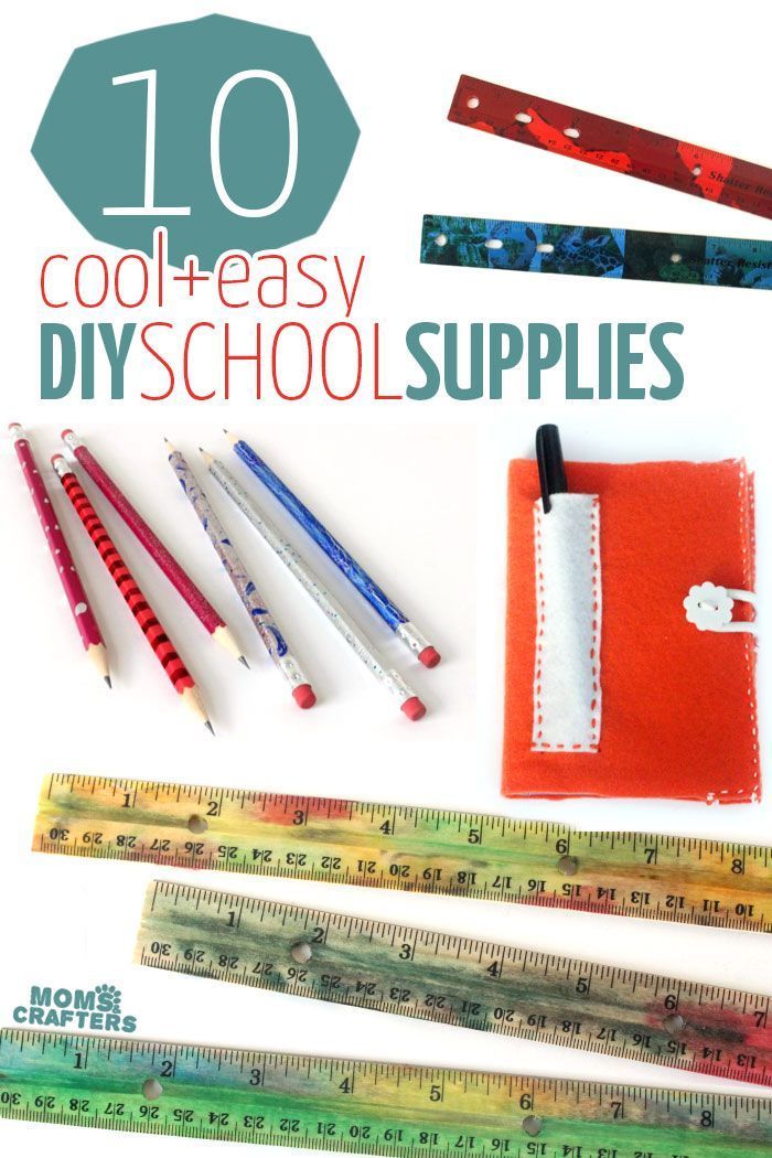 DIY your school supplies! - DIY your school supplies! -   20 diy School Supplies food ideas