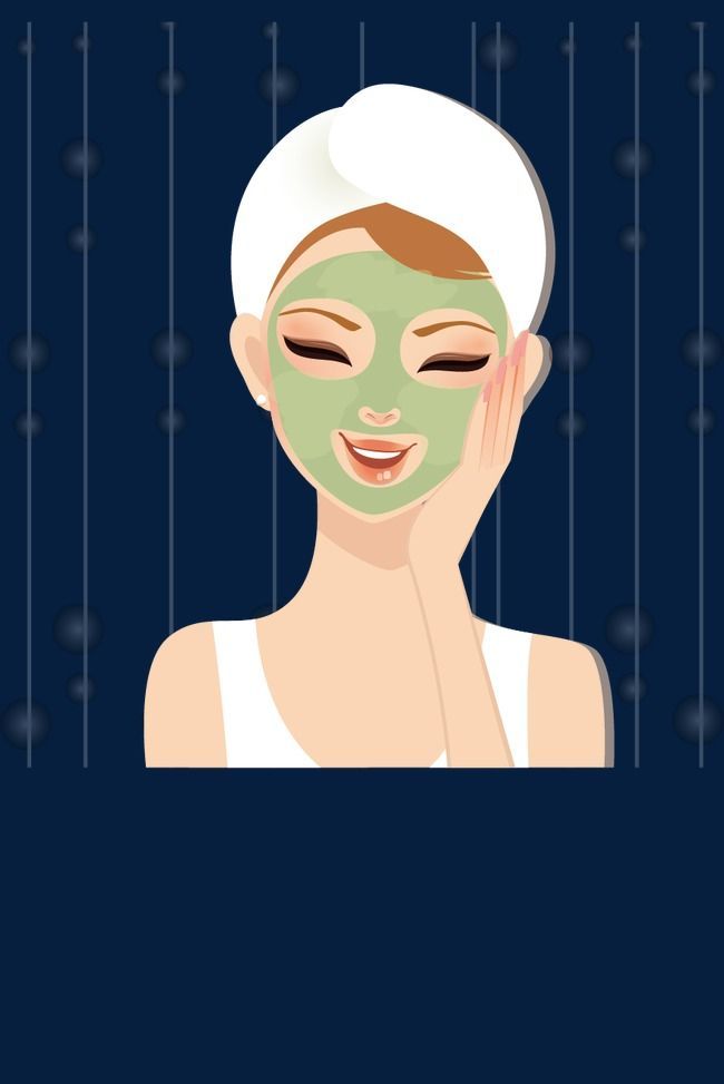 Skin Beauty Cartoon Beauty Face Mask Apply - Skin Beauty Cartoon Beauty Face Mask Apply -   22 beauty Face cartoon ideas