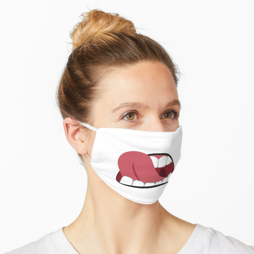 'Cool Mouth Cover Masks, Funny Face Cover' Mask by Hug and  Mug - 'Cool Mouth Cover Masks, Funny Face Cover' Mask by Hug and  Mug -   22 beauty Face cartoon ideas