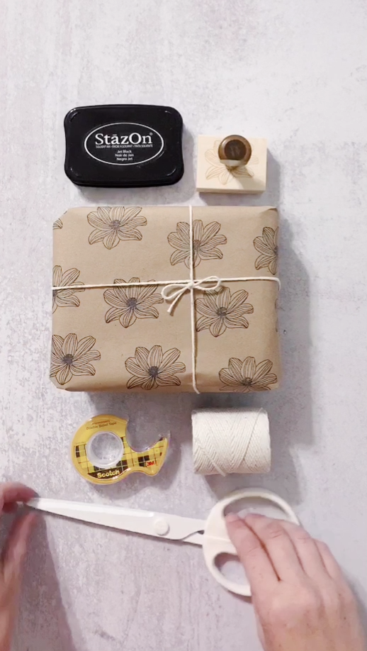 DIY Custom Floral Gift Wrap with Modern Maker Stamps - DIY Custom Floral Gift Wrap with Modern Maker Stamps -   22 diy Gifts videos ideas