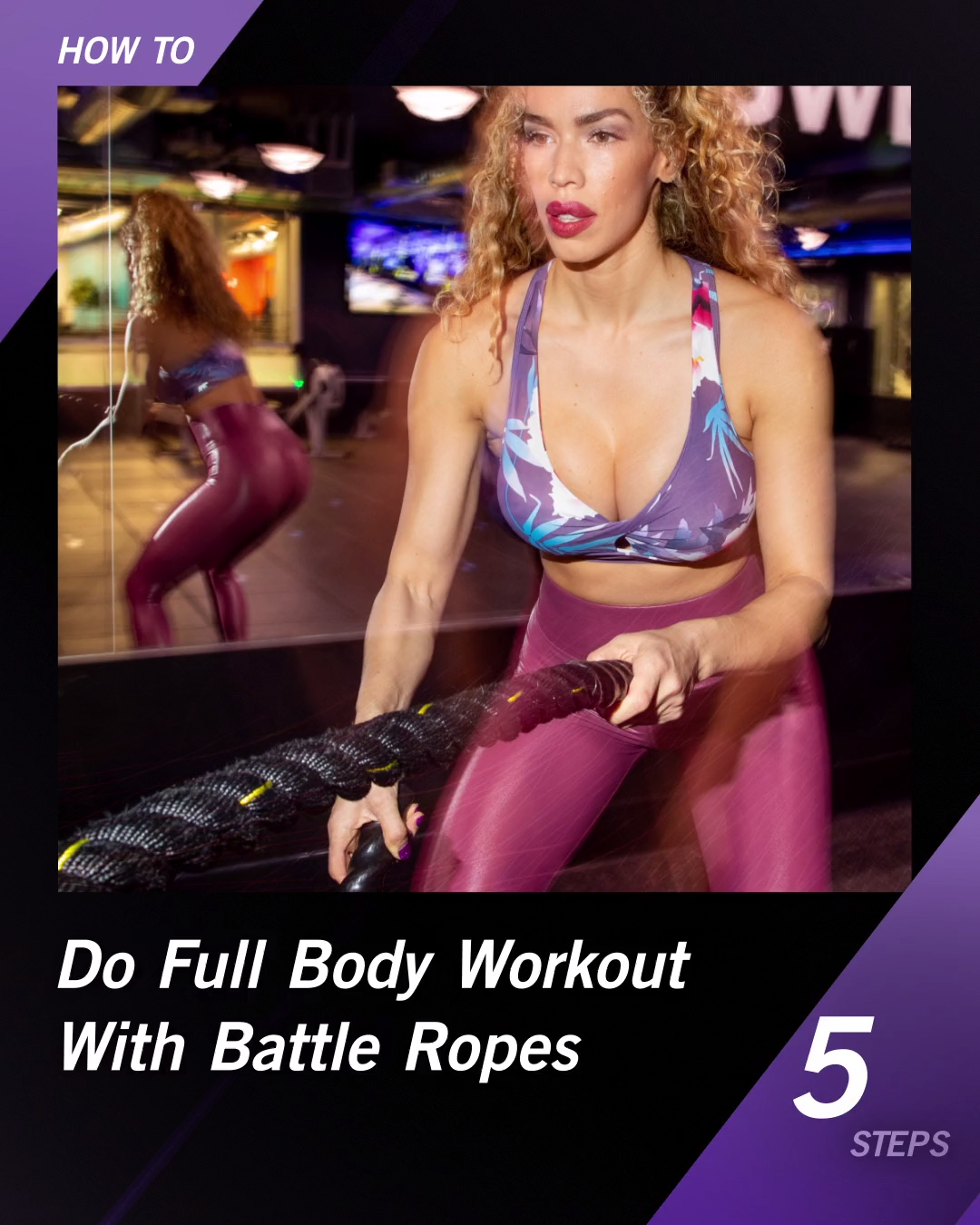 How to do a full-body workout with battle ropes - How to do a full-body workout with battle ropes -   10 celebrity fitness Transformation ideas