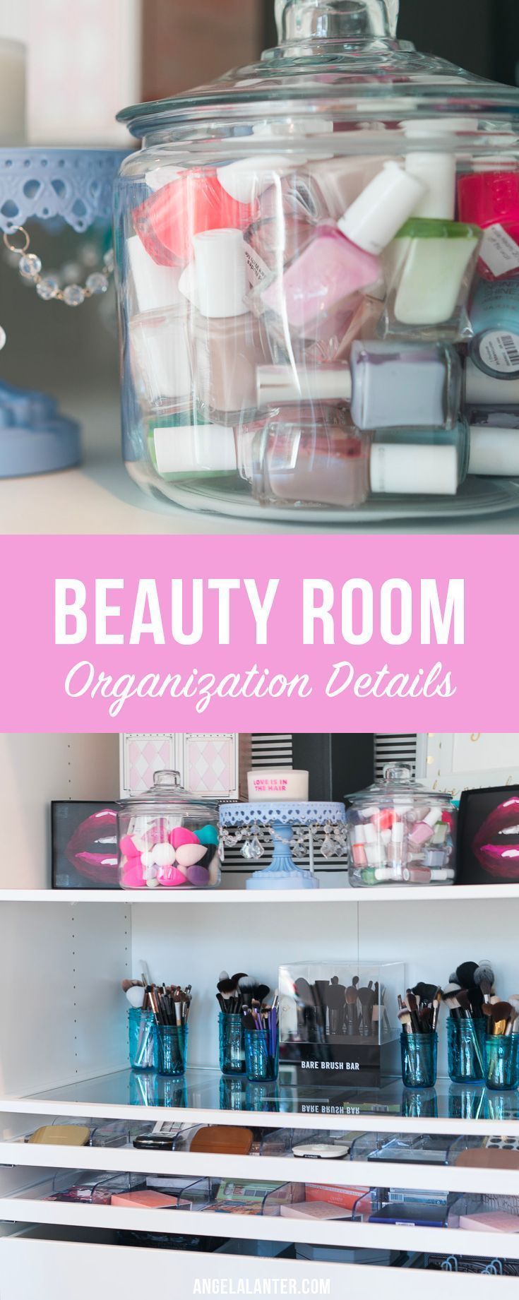 Hello Home: Beauty Room/Office Reveal - Hello Gorgeous, by Angela Lanter - Hello Home: Beauty Room/Office Reveal - Hello Gorgeous, by Angela Lanter -   12 beauty Room nails ideas