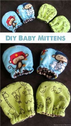 No-Scratch Baby Mittens - Made To Be A Momma - No-Scratch Baby Mittens - Made To Be A Momma -   13 diy Baby mittens ideas