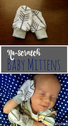No-Scratch Baby Mittens - No-Scratch Baby Mittens -   13 diy Baby mittens ideas