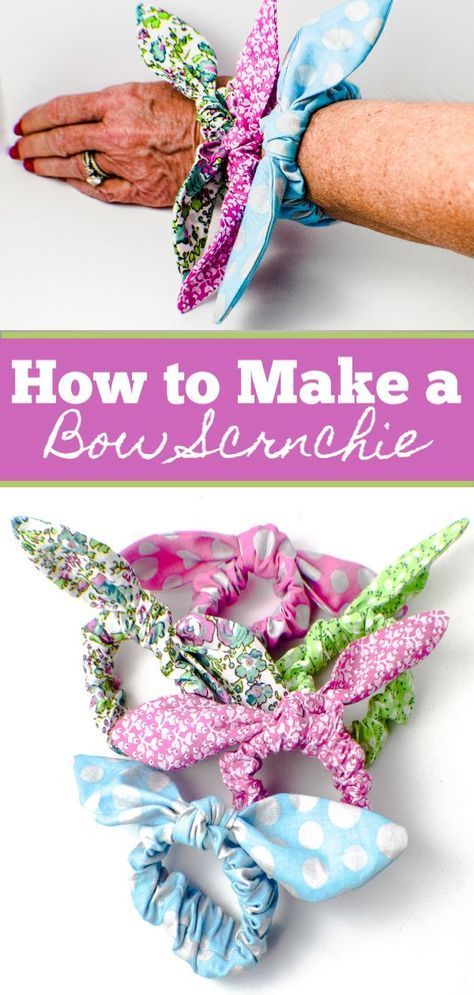 How to Make Bow Scrunchies - How to Make Bow Scrunchies -   13 diy Scrunchie storage ideas