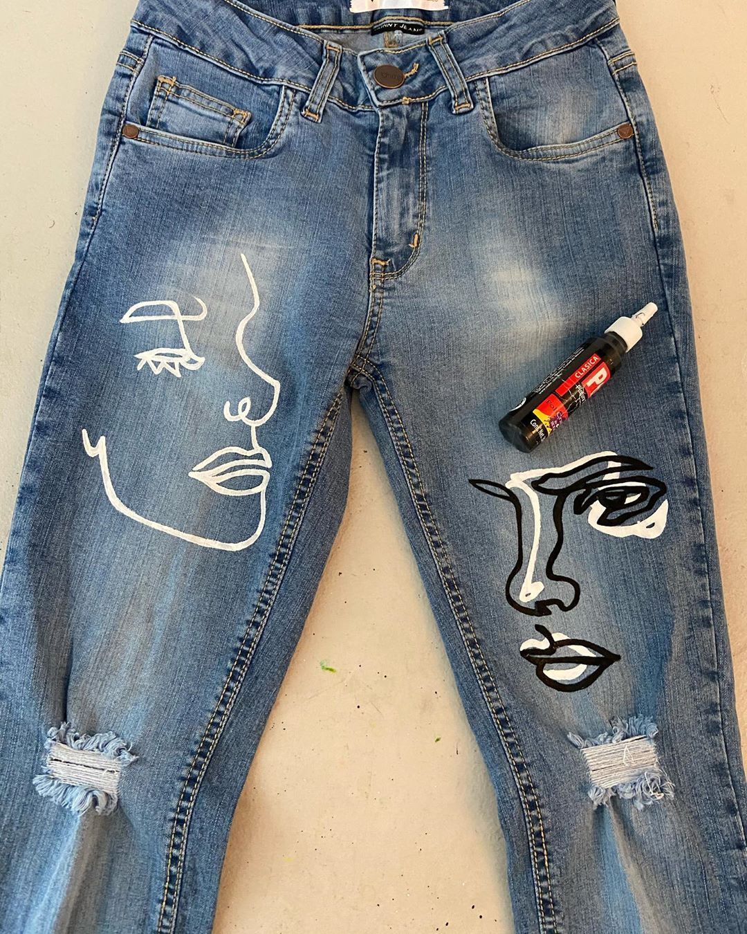 Behind The Scenes By barbie.wera | THE CUSTOM MOVEMENT - Behind The Scenes By barbie.wera | THE CUSTOM MOVEMENT -   13 style Jeans diy ideas