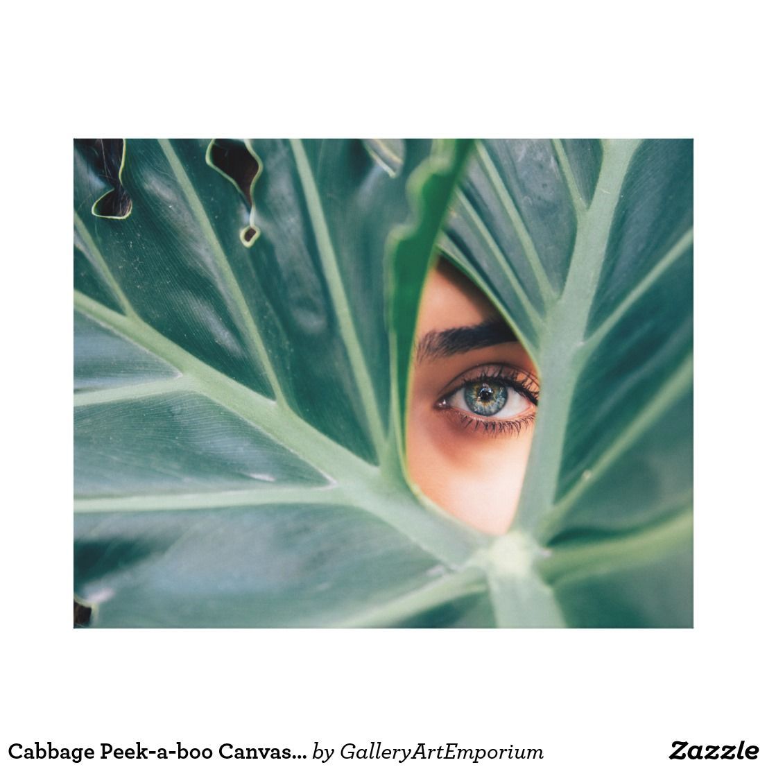 Cabbage Peek-a-boo Canvas Print | Zazzle.com - Cabbage Peek-a-boo Canvas Print | Zazzle.com -   14 beauty Pictures tumblr ideas