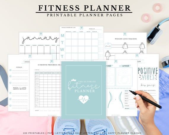 Fitness Planner Printable Printable Health and Fitness | Etsy - Fitness Planner Printable Printable Health and Fitness | Etsy -   14 fitness Planner 2019 ideas