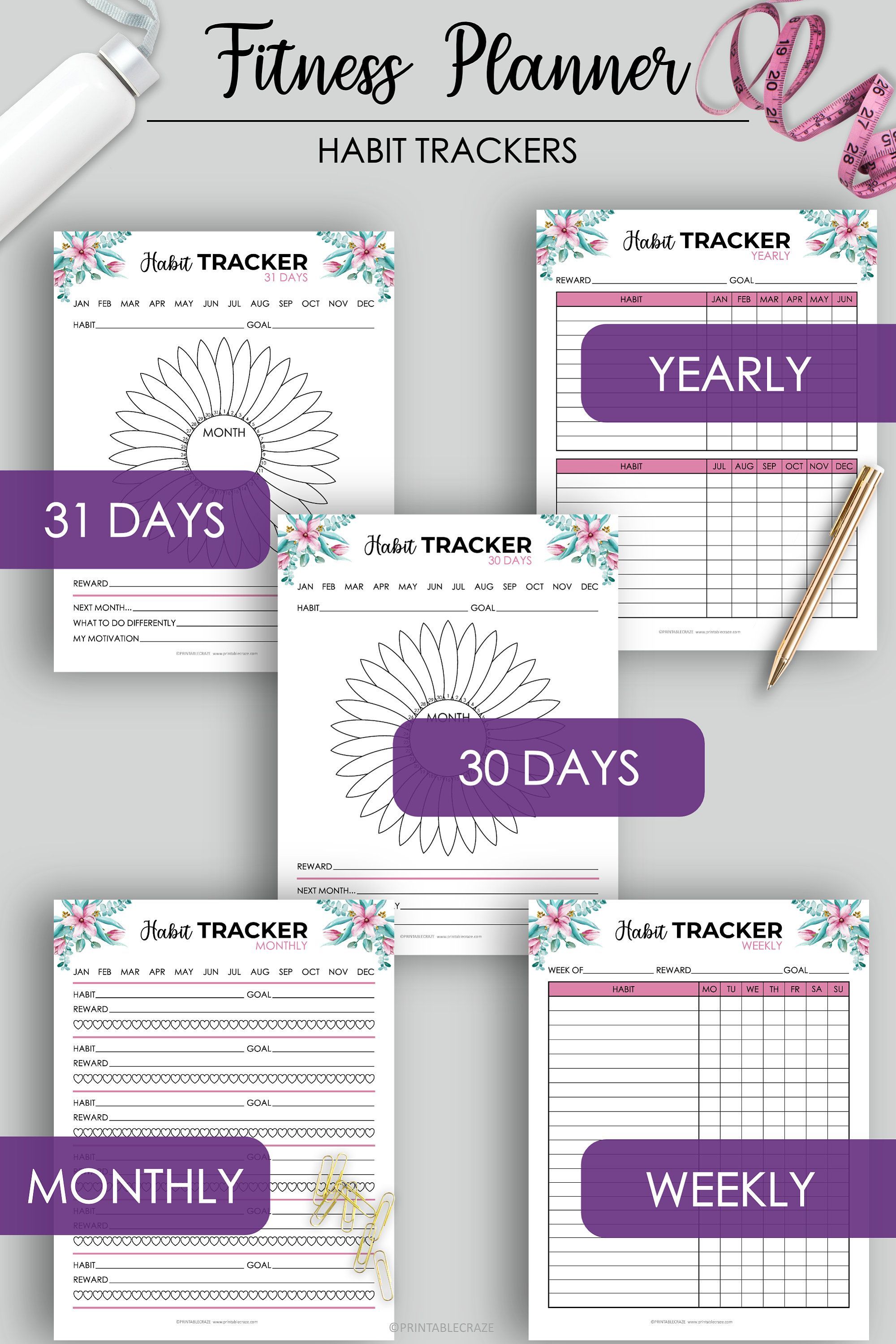Fitness Planner Printable Weight Loss Health Planner Fitness | Etsy - Fitness Planner Printable Weight Loss Health Planner Fitness | Etsy -   14 fitness Planner 2019 ideas