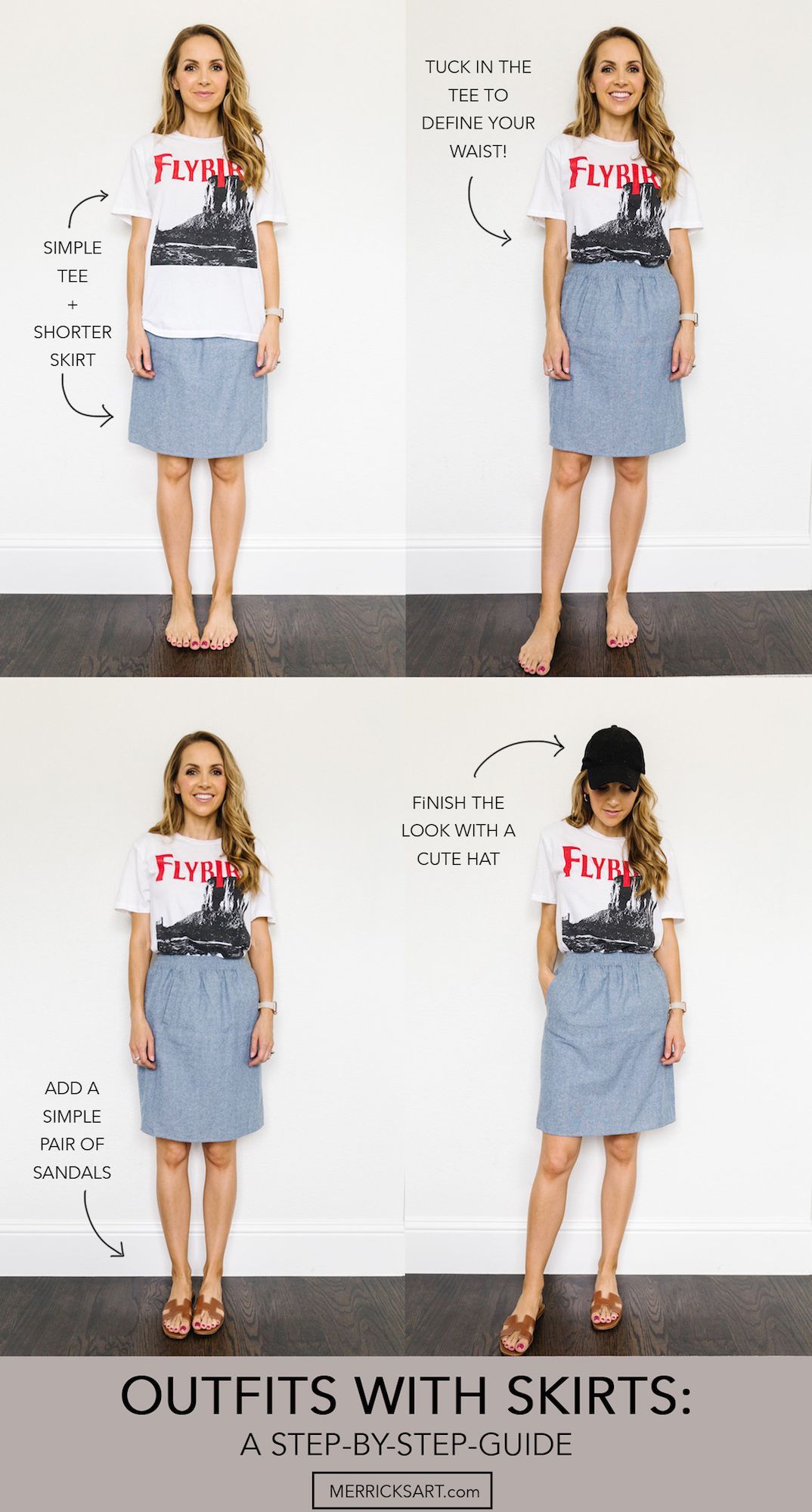 Step By Step Putting Together 3 Outfits with Skirts | Merrick's Art - Step By Step Putting Together 3 Outfits with Skirts | Merrick's Art -   14 simple style Guides ideas