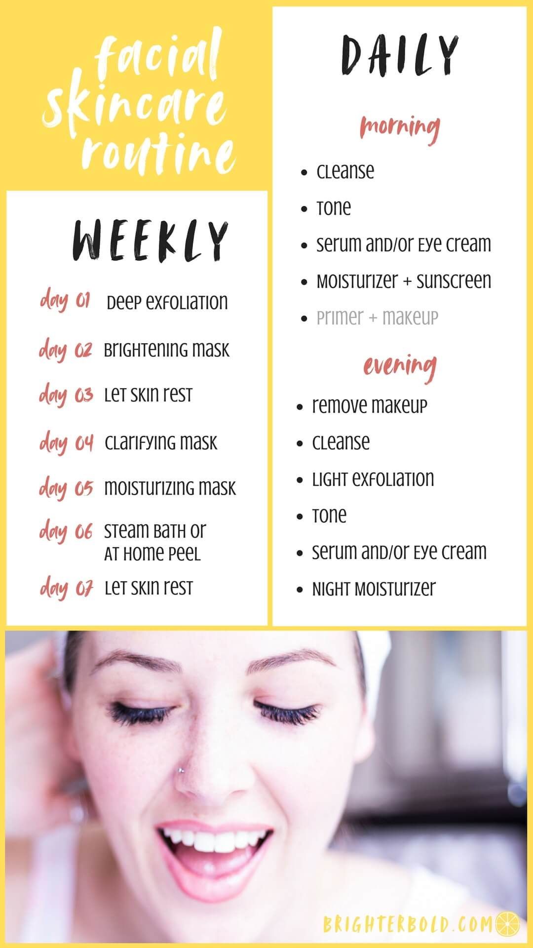 Skincare Revamp: Daily + Weekly Routine » NEVER SKIP BRUNCH - Skincare Revamp: Daily + Weekly Routine » NEVER SKIP BRUNCH -   14 weekly beauty Routines ideas