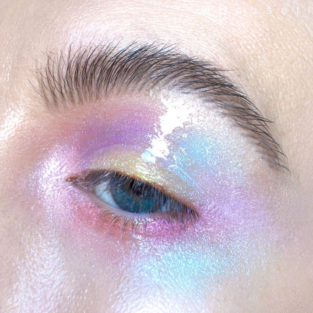 Pastel rainbow eye makeup - Pastel rainbow eye makeup -   15 beauty Shoot pastel ideas