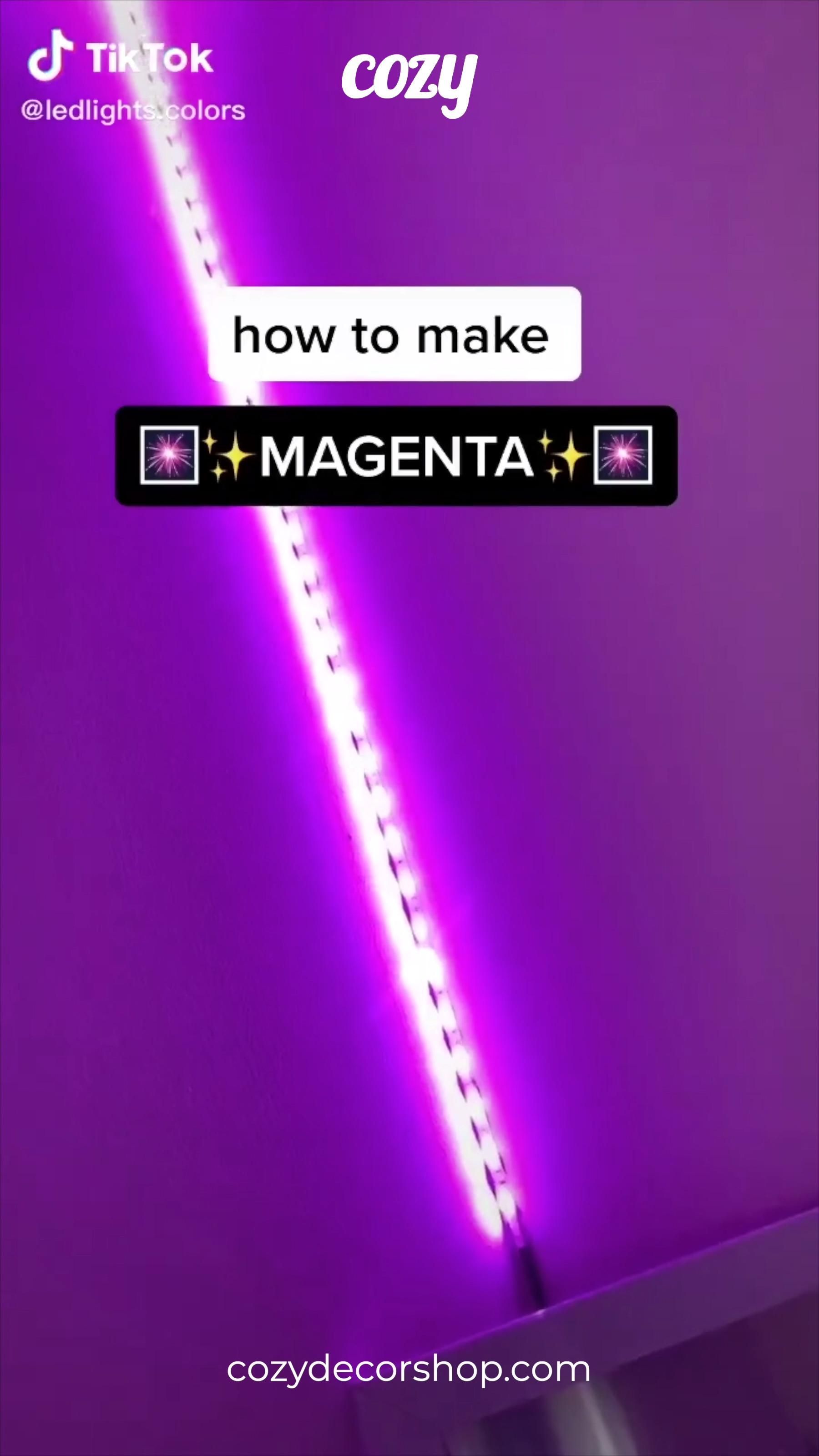how to make magneta LED lights - how to make magneta LED lights -   15 diy Cuarto luces ideas