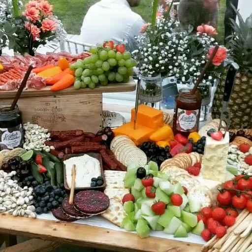 Grazing table for evening Wedding nibbles - Grazing table for evening Wedding nibbles -   15 diy Wedding appetizers ideas