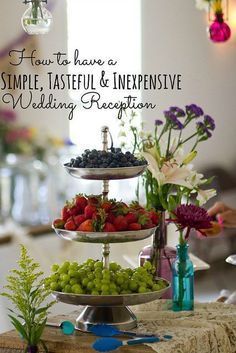 15 diy Wedding appetizers ideas