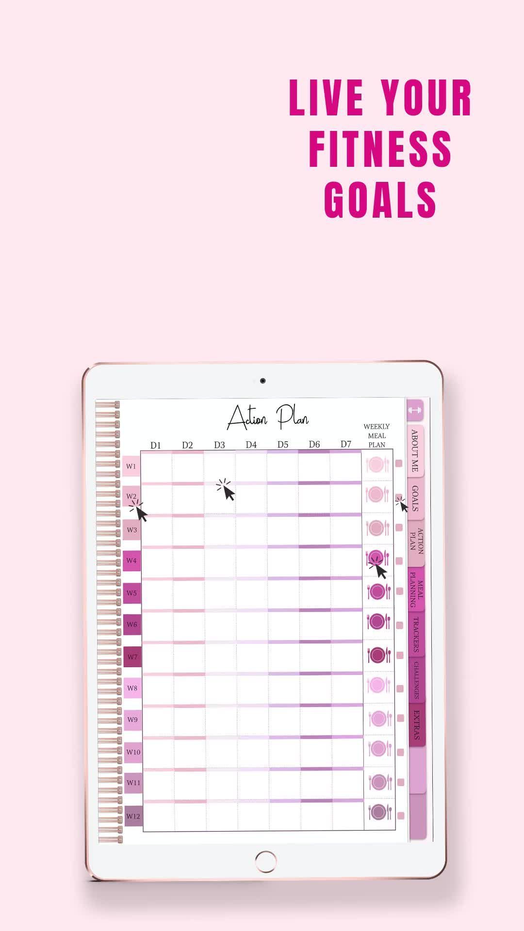 Fitness Doll Digital Fitness Planner• Workout Planner • Fitness Planner • Workout Tracker • Goodnote - Fitness Doll Digital Fitness Planner• Workout Planner • Fitness Planner • Workout Tracker • Goodnote -   15 fitness Planner for beginners ideas