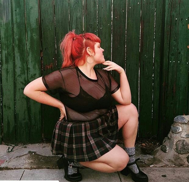 Her punk-rock school girl slay is everything. - Her punk-rock school girl slay is everything. -   15 style Rock gothique ideas
