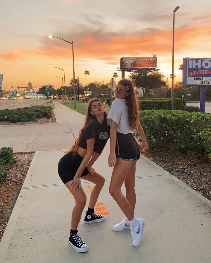 Natacha & Melanie ?? on Instagram: “The one missing these crazy sunsets ?” - Natacha & Melanie ?? on Instagram: “The one missing these crazy sunsets ?” -   16 amigas fitness Tumblr ideas