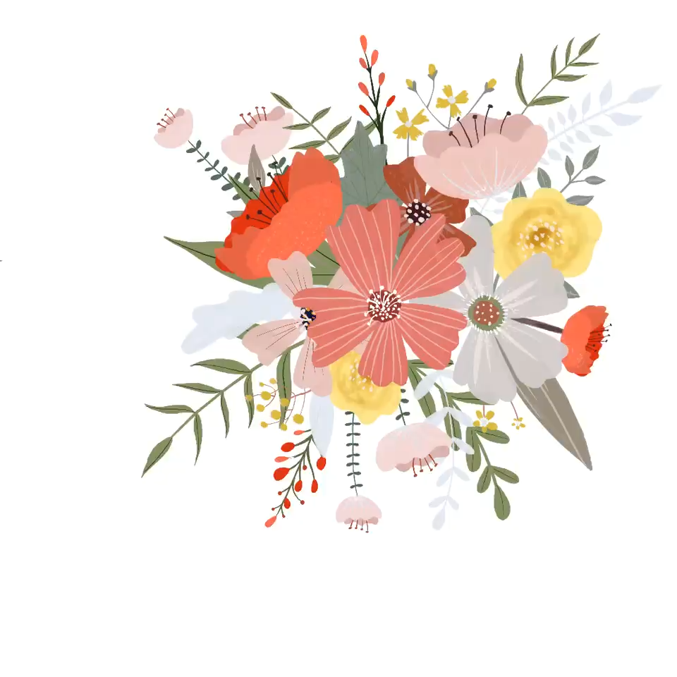 Spring Flowers! - Spring Flowers! -   16 beauty Flowers illustration ideas