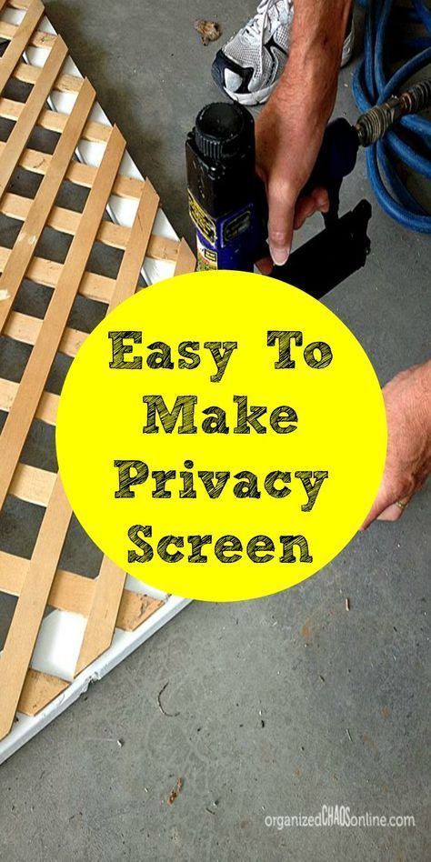 How to Make an Easy Patio Privacy Screen - How to Make an Easy Patio Privacy Screen -   16 diy Apartment patio ideas