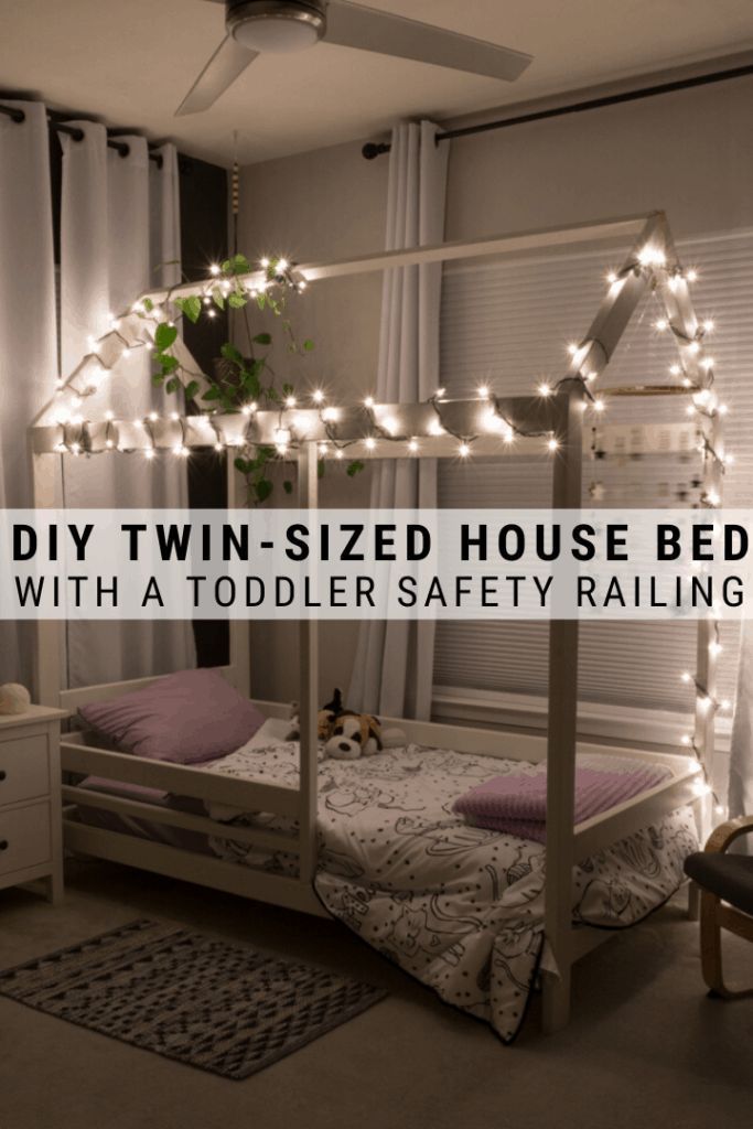 DIY Toddler House Bed Frame: Ramona's Chic Big Girl Bed! - DIY Toddler House Bed Frame: Ramona's Chic Big Girl Bed! -   16 diy Bed Frame for teens ideas