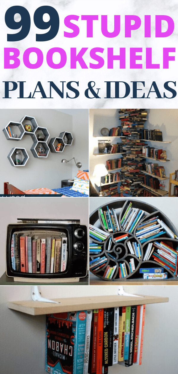 100+ DIY Bookshelf Plans and Ideas For Every Space, Style and Budget - 100+ DIY Bookshelf Plans and Ideas For Every Space, Style and Budget -   16 diy Bookshelf for teens ideas