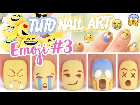 Nail art ? Emoji #3 - Nail art ? Emoji #3 -   16 diy Facile sans materiel ideas