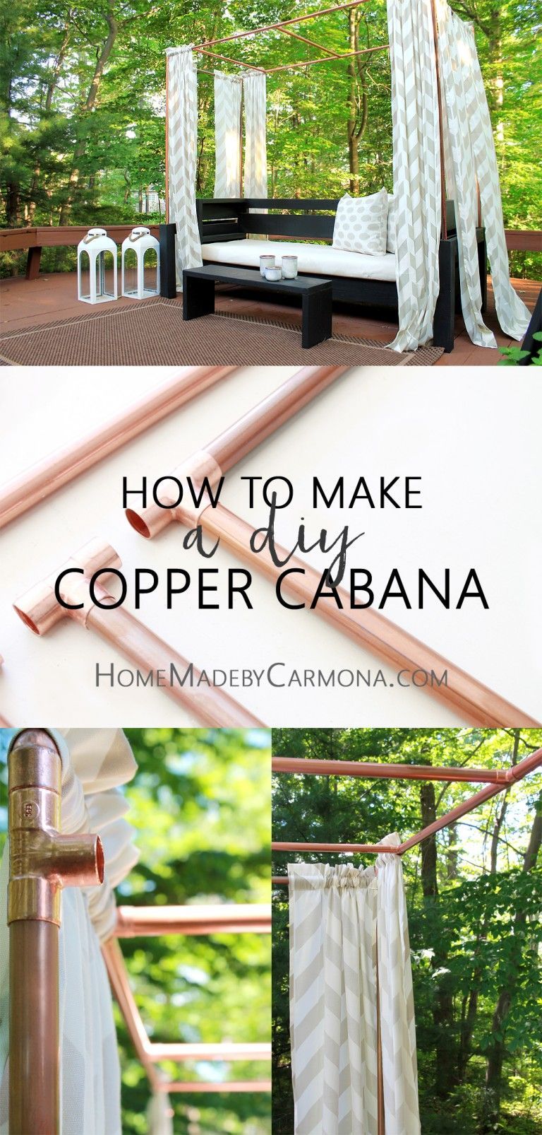 DIY Copper Cabana - Home Made By Carmona - DIY Copper Cabana - Home Made By Carmona -   16 diy Ideen terrasse ideas