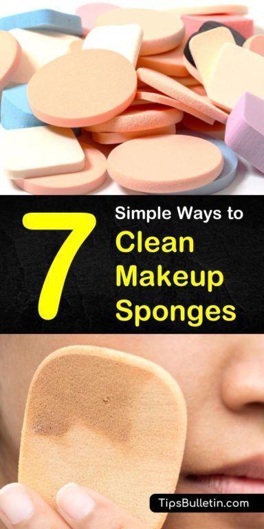 7 Simple Ways to Clean Makeup Sponges - 7 Simple Ways to Clean Makeup Sponges -   16 diy Makeup sponge ideas