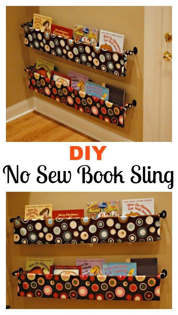 DIY No Sew Book Sling - DIY No Sew Book Sling -   16 diy Organizador bebe ideas