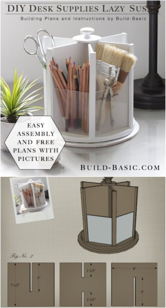 21 Awesome DIY Desk Organizers That Make The Most Of Your Office Space - 21 Awesome DIY Desk Organizers That Make The Most Of Your Office Space -   16 diy Organizador papeles ideas